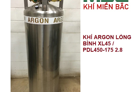 Khí Argon lỏng bình XL45-175lít